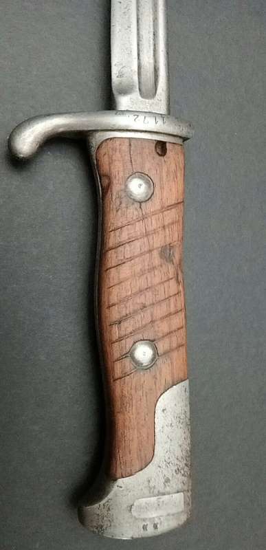 Rare WW1 German S1898 n/A Art 'Quillback' Bayonet (C.G. Haenel, Suhl)