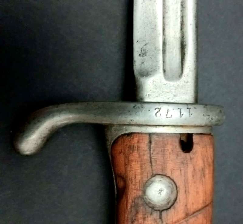 Rare WW1 German S1898 n/A Art 'Quillback' Bayonet (C.G. Haenel, Suhl)