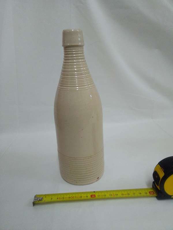 Early 1900`s Vintage Evergreen Ammonia Bottle Manufactured By The Parozone Company Glasgow