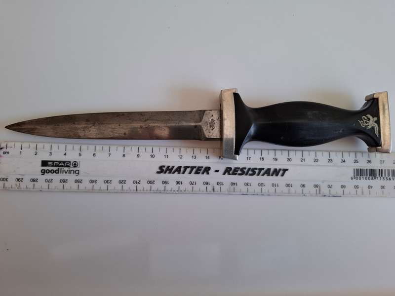 Rare Replica ERN Solingen German WW2 Dagger Fighting Knife - No Sheath