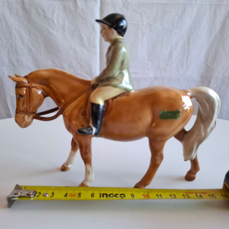 Beswick Boy on Pony Model no 1500 in Excellent Condition  (H 15 CM )