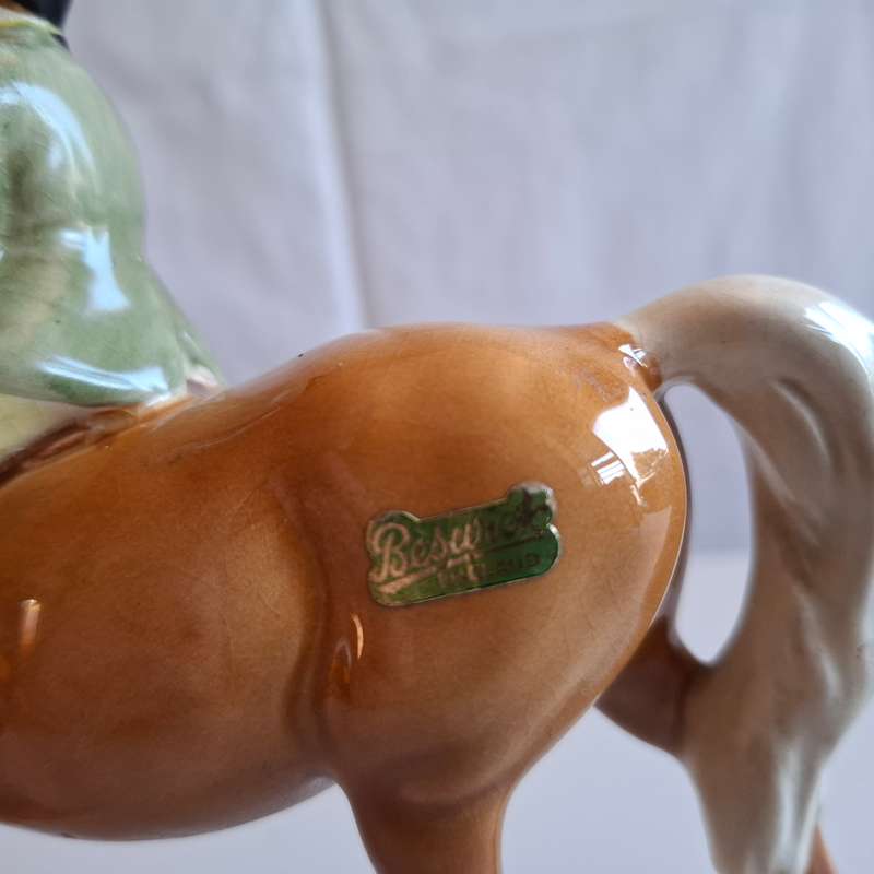 Beswick Boy on Pony Model no 1500 in Excellent Condition  (H 15 CM )