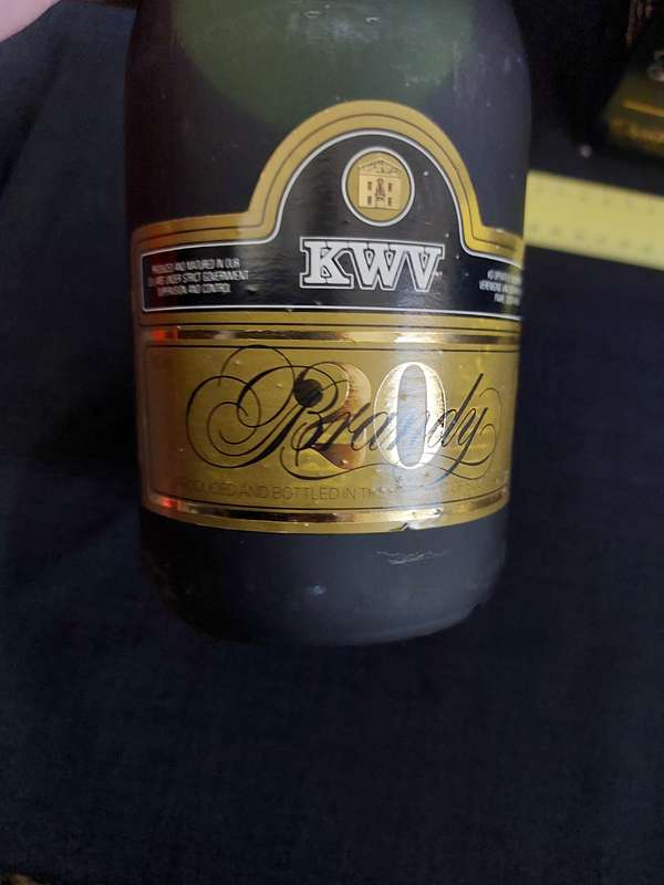 Vintage KWV Aged Twenty years Brandy -750ml- Sealed - Good Condition