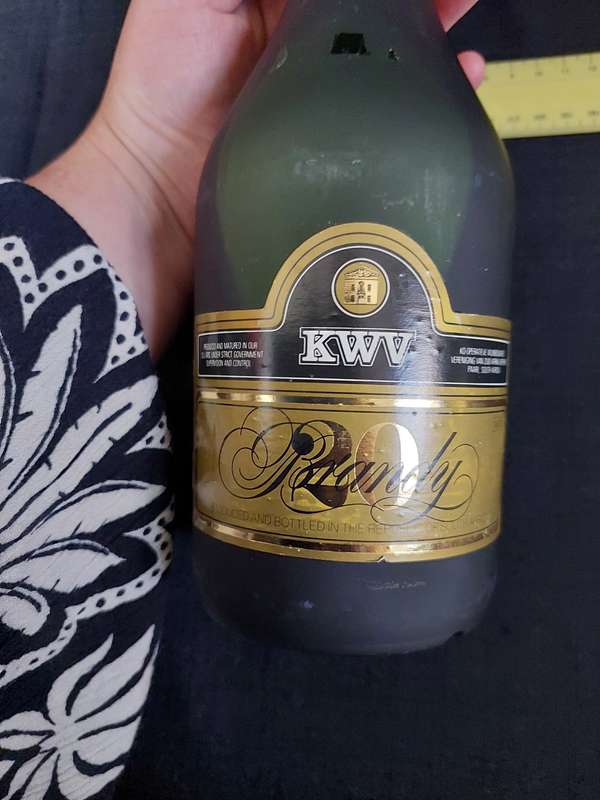Vintage KWV Aged Twenty years Brandy -750ml- Sealed - Good Condition