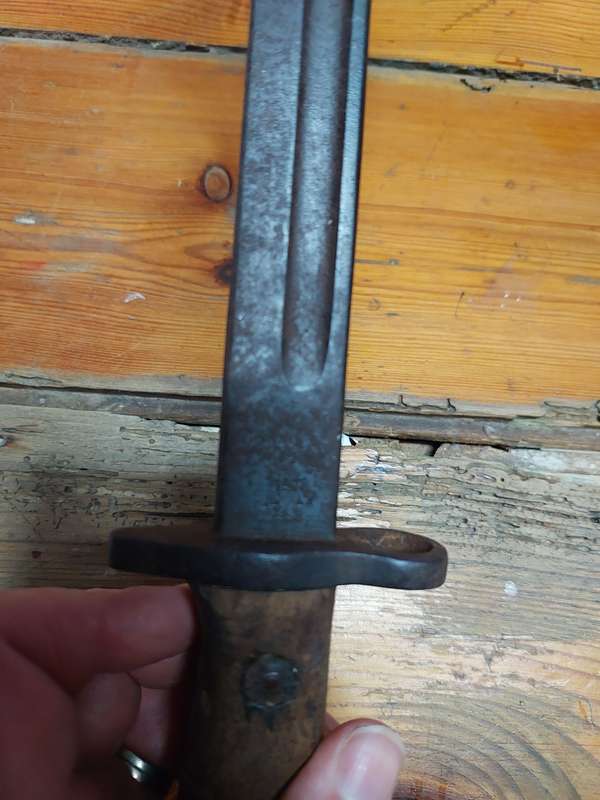 Vintage WWI, WWII M 1907 British Sanderson Co Bayonet Without Scabbard - View Description