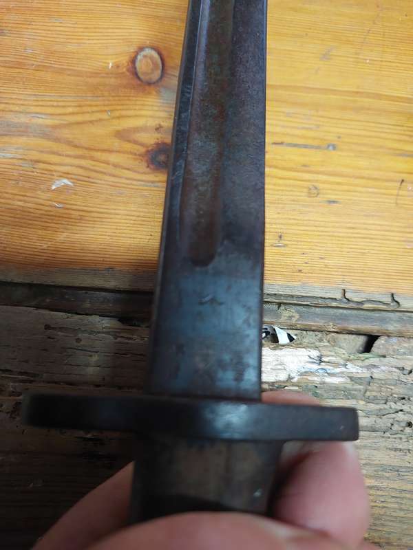 Vintage WWI, WWII M 1907 British Sanderson Co Bayonet Without Scabbard - View Description