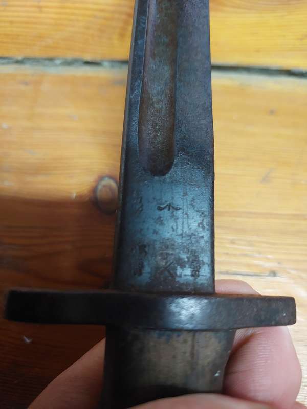 Vintage WWI, WWII M 1907 British Sanderson Co Bayonet Without Scabbard - View Description