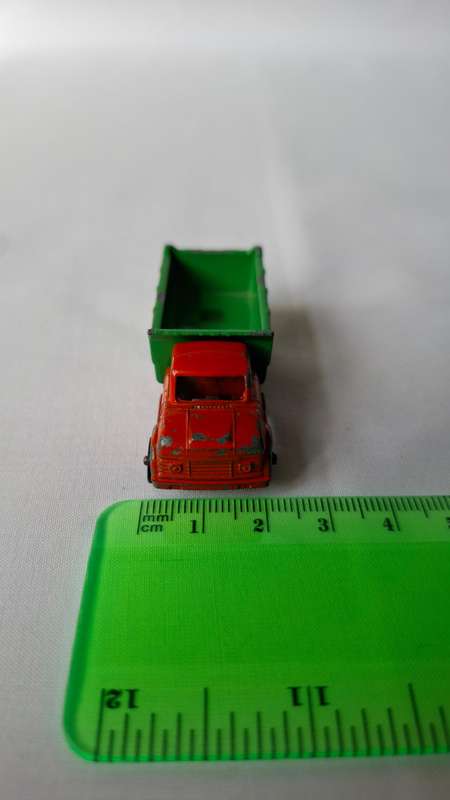 Vintage Lone Star Tuf-Tots (1969-1980) Diecast Orange and Green Construction Truck - Good Condition