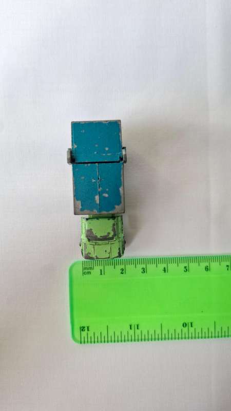Vintage Lone Star Tuf-Tots (1969-1980) Diecast Blue and Green Garbage Truck - Good Condition