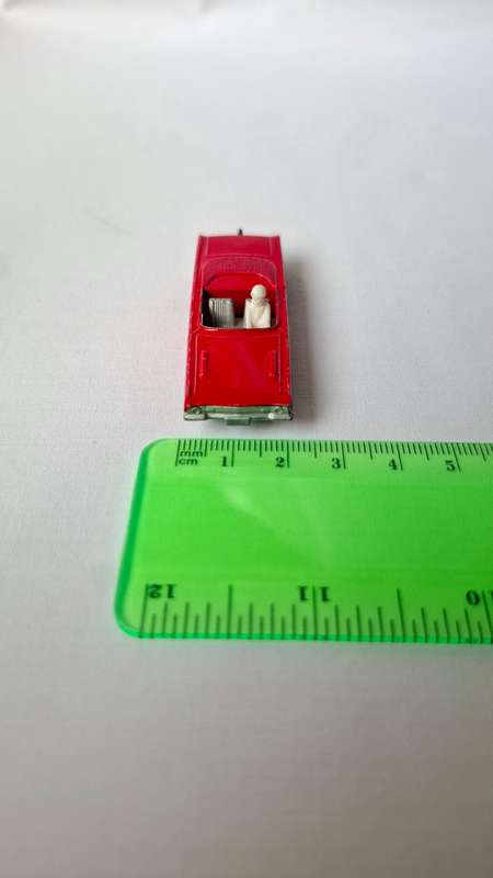 Vintage Lone Star Tuf-Tots (1969-1980) Diecast Red Station Wagon- Good Condition