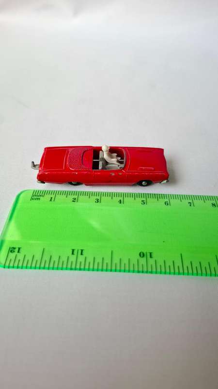 Vintage Lone Star Tuf-Tots (1969-1980) Diecast Red Station Wagon- Good Condition