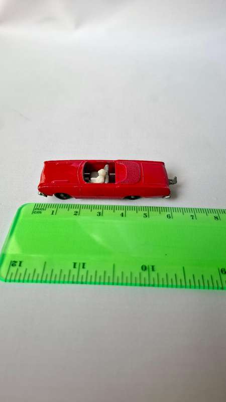 Vintage Lone Star Tuf-Tots (1969-1980) Diecast Red Station Wagon- Good Condition
