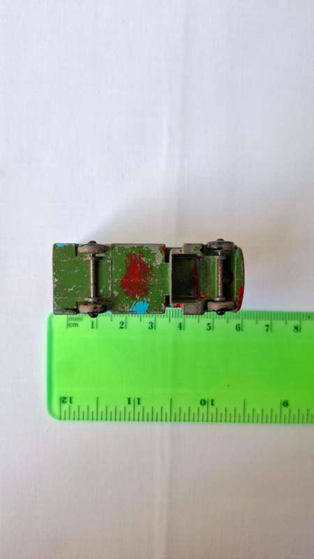 Vintage Lesney Diecast No. 17 Bedford Removal Van - Repainted But In Good Condition