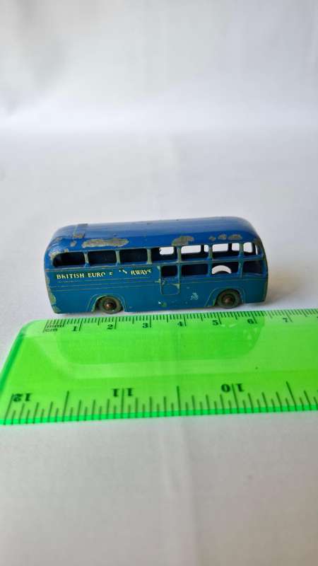 Vintage Lesney Diecast No. 58 Model of a British European Airways Bus - Good Condition