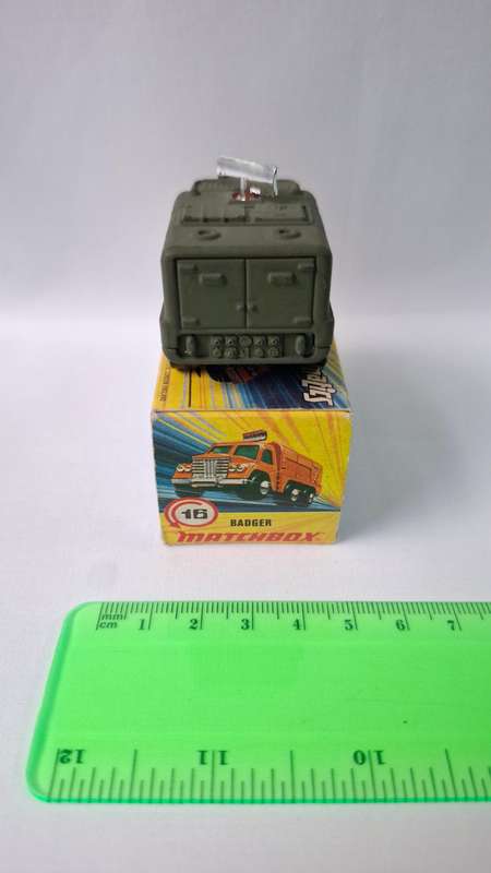 Vintage Matchbox Diecast No.16 "Badger Rolamatics Radar Truck" Made By Lesney - Excellent Condition