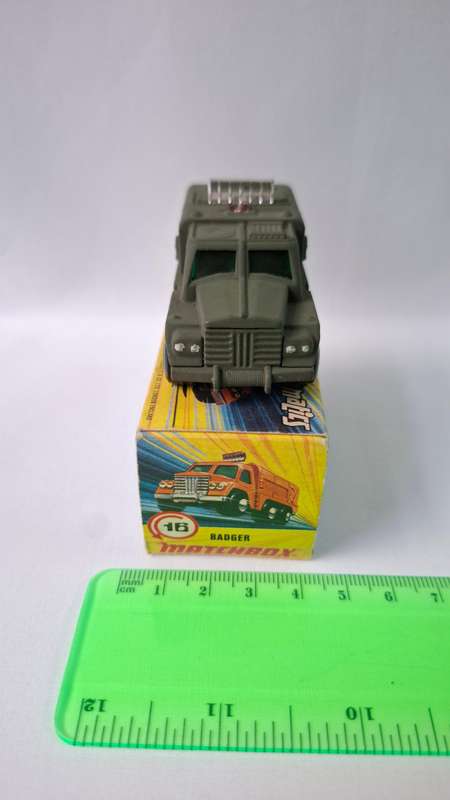 Vintage Matchbox Diecast No.16 "Badger Rolamatics Radar Truck" Made By Lesney - Excellent Condition