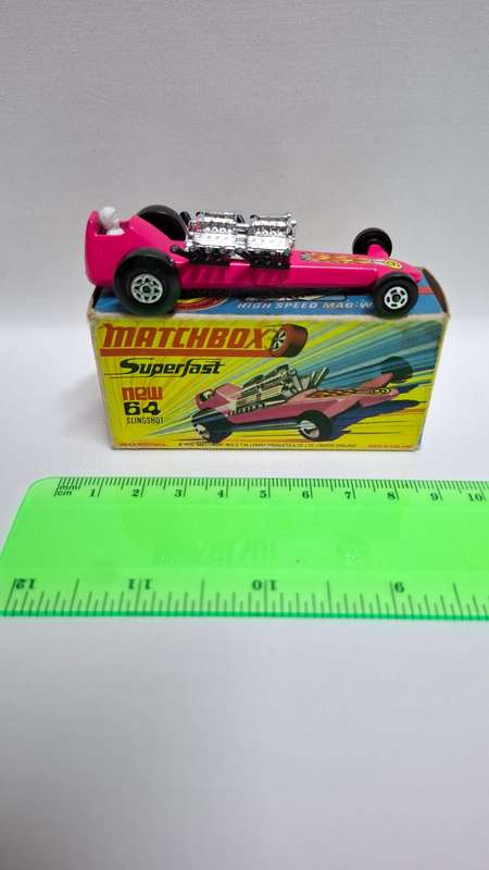 Vintage Matchbox Diecast No.64 "Slingshot Dragster" Made By Lesney - Excellent Condition