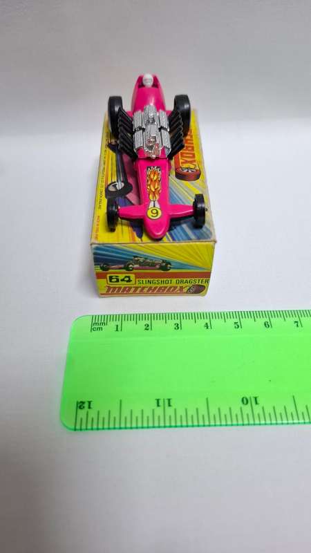Vintage Matchbox Diecast No.64 "Slingshot Dragster" Made By Lesney - Excellent Condition
