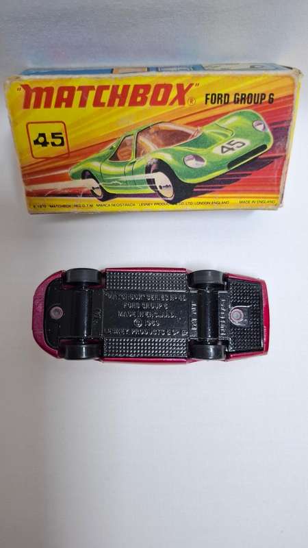 Vintage Matchbox Diecast No.45 "Ford Group 6" Made By Lesney - Excellent Condition