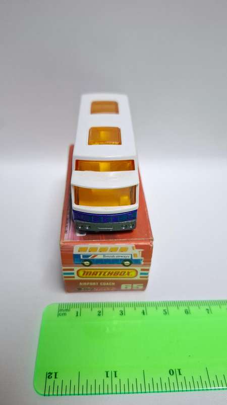 Vintage Matchbox Diecast No.65 "Airport Couch British Airways " Made By Lesney - Excellent Condition