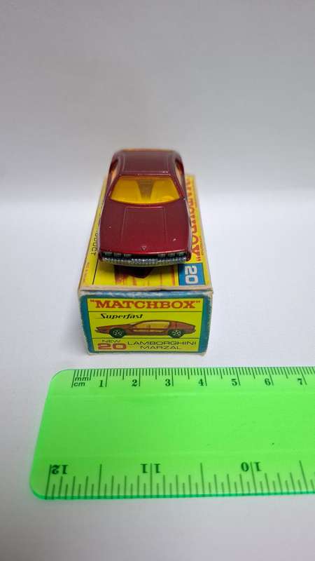 Vintage Matchbox Diecast No.20 "Lomborghini Marzal" Made By Lesney - Excellent Condition