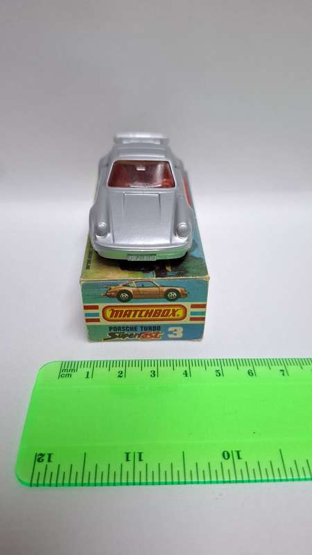 Vintage Matchbox Diecast No.3 "Porsche 911 Turbo" Made By Lesney - Excellent Condition