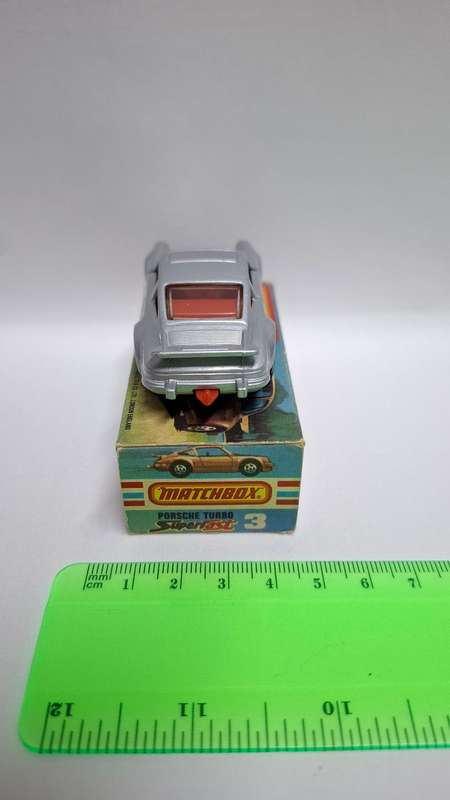 Vintage Matchbox Diecast No.3 "Porsche 911 Turbo" Made By Lesney - Excellent Condition