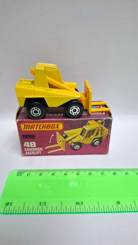 Vintage Matchbox Diecast No.48 "Sambron Jacklift" Made By Lesney - Excellent Condition