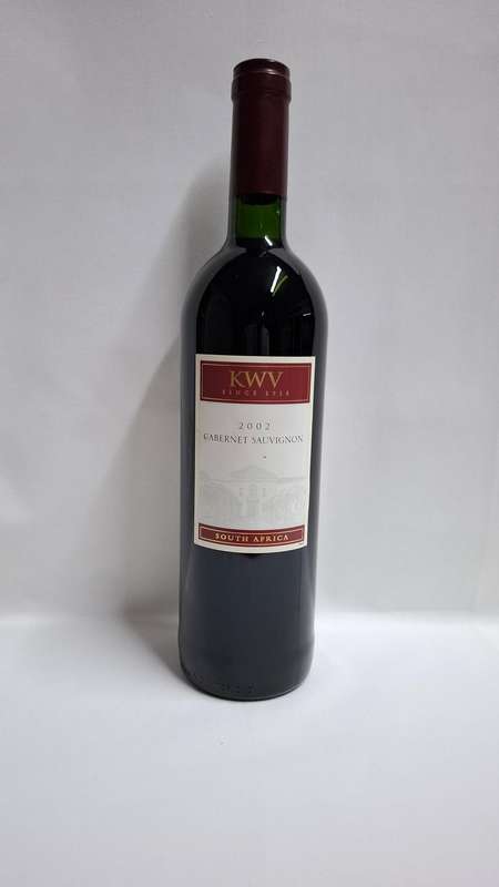 2002 Vintage KWV Cabernet Sauvignon 750ml - Bidding Per Bottle