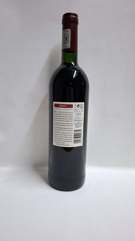 2002 Vintage KWV Cabernet Sauvignon 750ml - Bidding Per Bottle