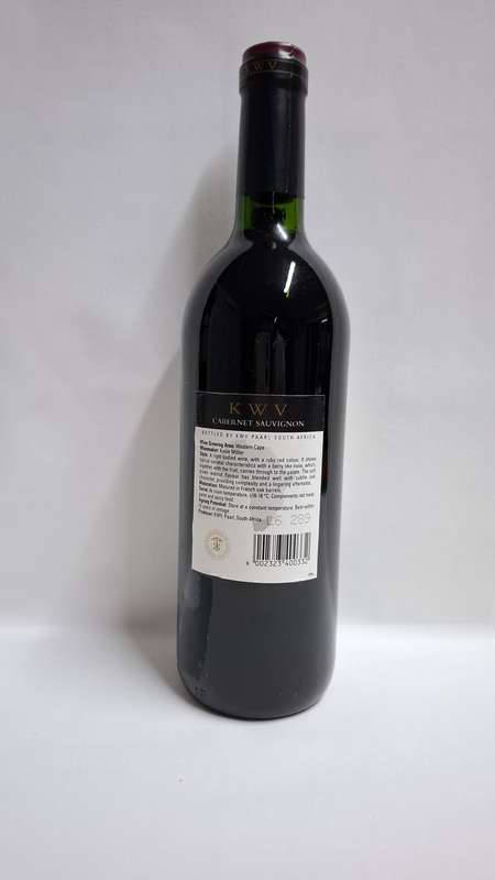 1994 Vintage KWV Cabernet Sauvignon 750ml