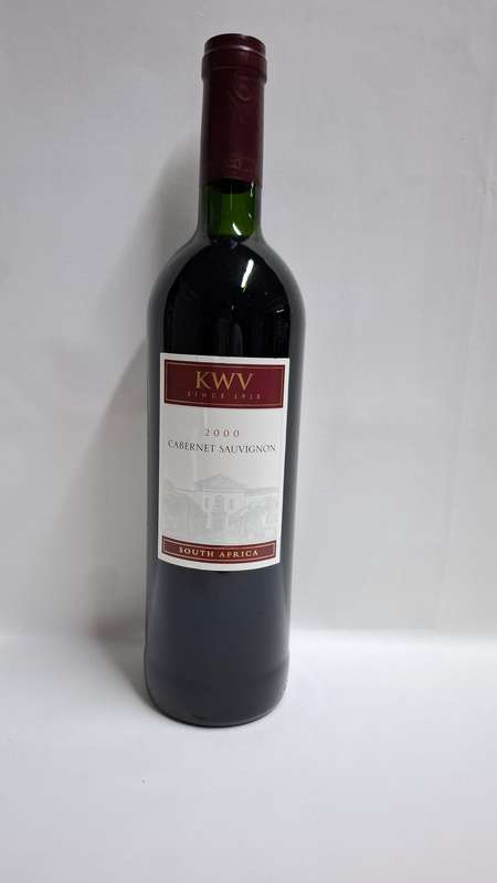 2000 Vintage KWV Cabernet Sauvignon 750ml - Bidding Per Bottle