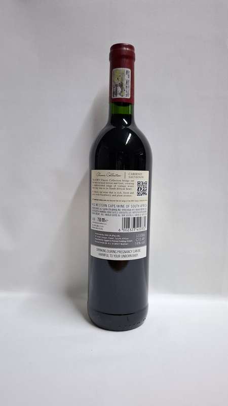 2014 Vintage KWV Classic Collection Cabernet Sauvignon 750ml