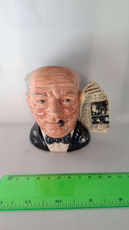 Royal Doulton Character Jug "Winston Churchill"  - Excellent Condition