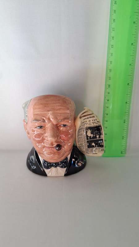 Royal Doulton Character Jug "Winston Churchill"  - Excellent Condition