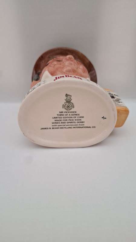 Royal Doulton Character Jug "Mr Pickwick" Jim Beam  Limited Edition of 2000 - Excellent Condition