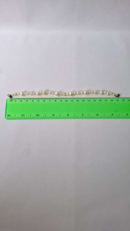 Stunning Freshwater Baroque Pearl Beaded Bracelet with Magnetic Clasp - Excellent Condition