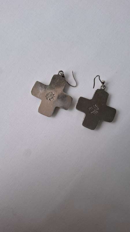 Stunning Vintage Cross Dangles - Mexican Sterling Silver 925 (15.6g) - Excellent Condition