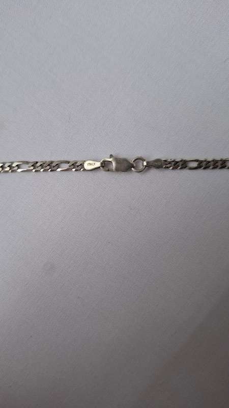 Stunning Vintage Italian 925 Sterling Silver Figaro Chain Necklace (4.6g) - Excellent Condition