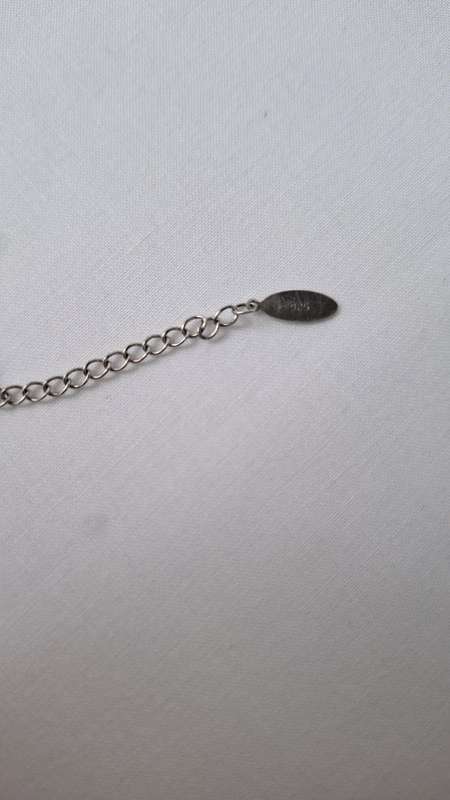 Stunning 925 Sterling Silver Georgini Circle Necklace (2.5g) - Excellent Condition