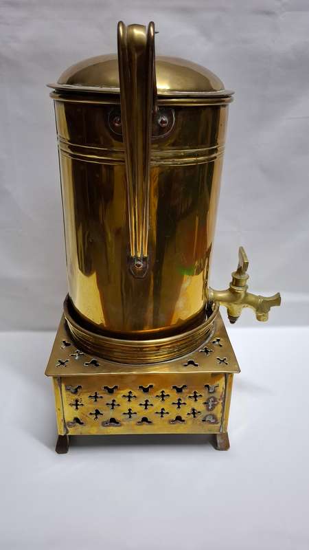 Beautiful Cape Brass Coffee Konfoor and Tessie- T.C. Falck 1972 Robertson - Excellent Condition