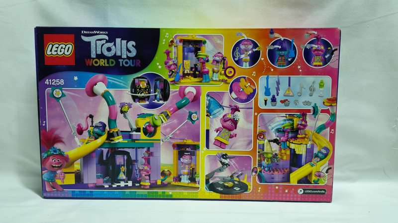 LEGO Trolls World Tour Vibe City Concert set (model number 41258). - Brand New