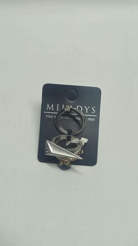 Beautiful Costume Jewellery Set of 5 Rings - Excellent Condition