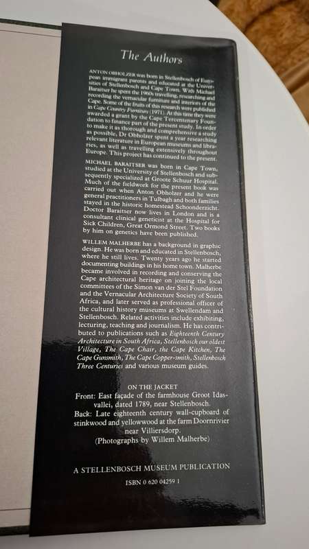 VeryRare Limited Edition1985 The Cape House and its Interior by Obholzer-Baraitser-Malherbe 879/1600
