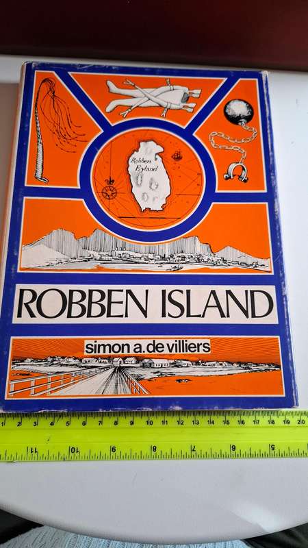 Robben Island  By Simon a. de Villiers  Book in Good Condition First Edition 1971