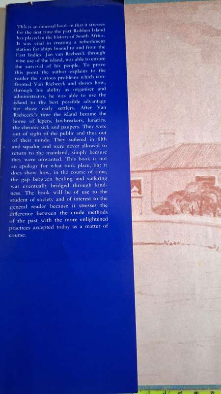 Robben Island  By Simon a. de Villiers  Book in Good Condition First Edition 1971