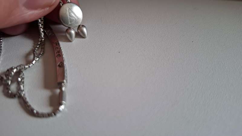 Stunning 925 Silver Bracelet with Marcasite Stone with Inscription " I see Fire"  - 5.4 Grams