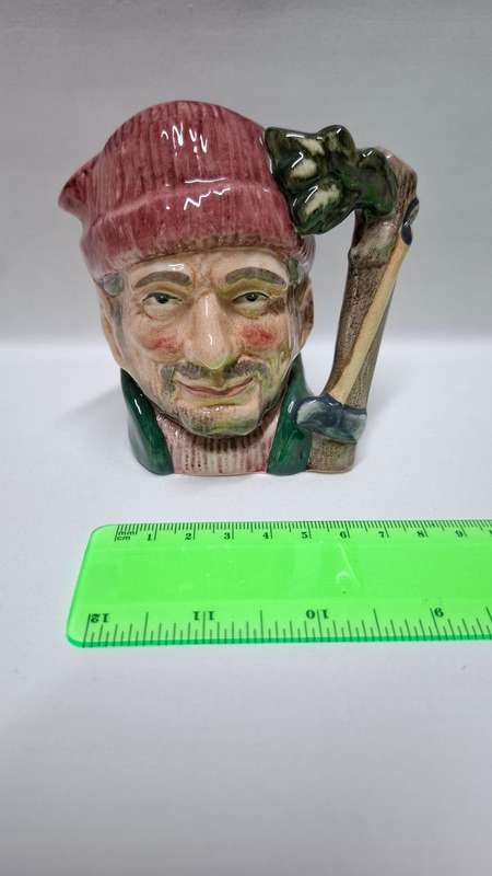Royal Doulton  Medium Size Character Jug "The Lumber Jack D. 6613"  - Excellent Condition