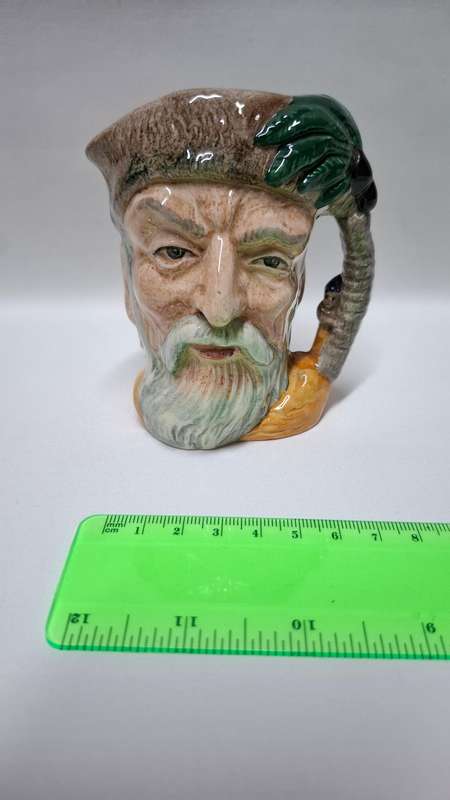 Royal Doulton Medium Size Character Jug "Robinson Crusoe D. 6539"  - Excellent Condition