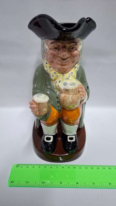 Royal Doulton Large Toby Jug " Happy John " D. 6070 - Excellent Condition
